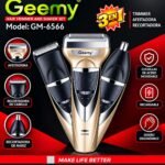 Kit Geemy GM-6566 3 en 1 afeitadora y patillera