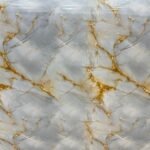 Papel tapiz adhesivo efecto mármol dorado