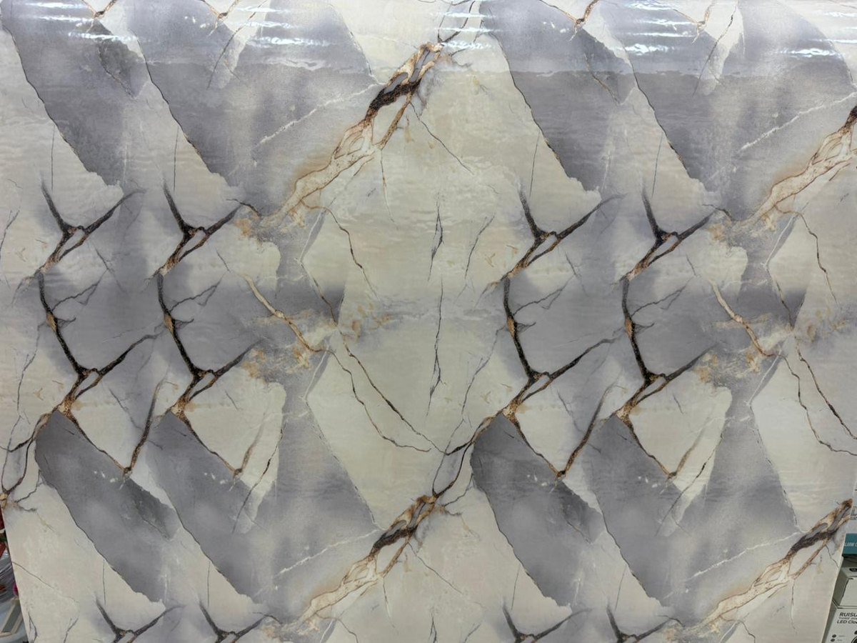 Papel tapiz adhesivo efecto mármol gris