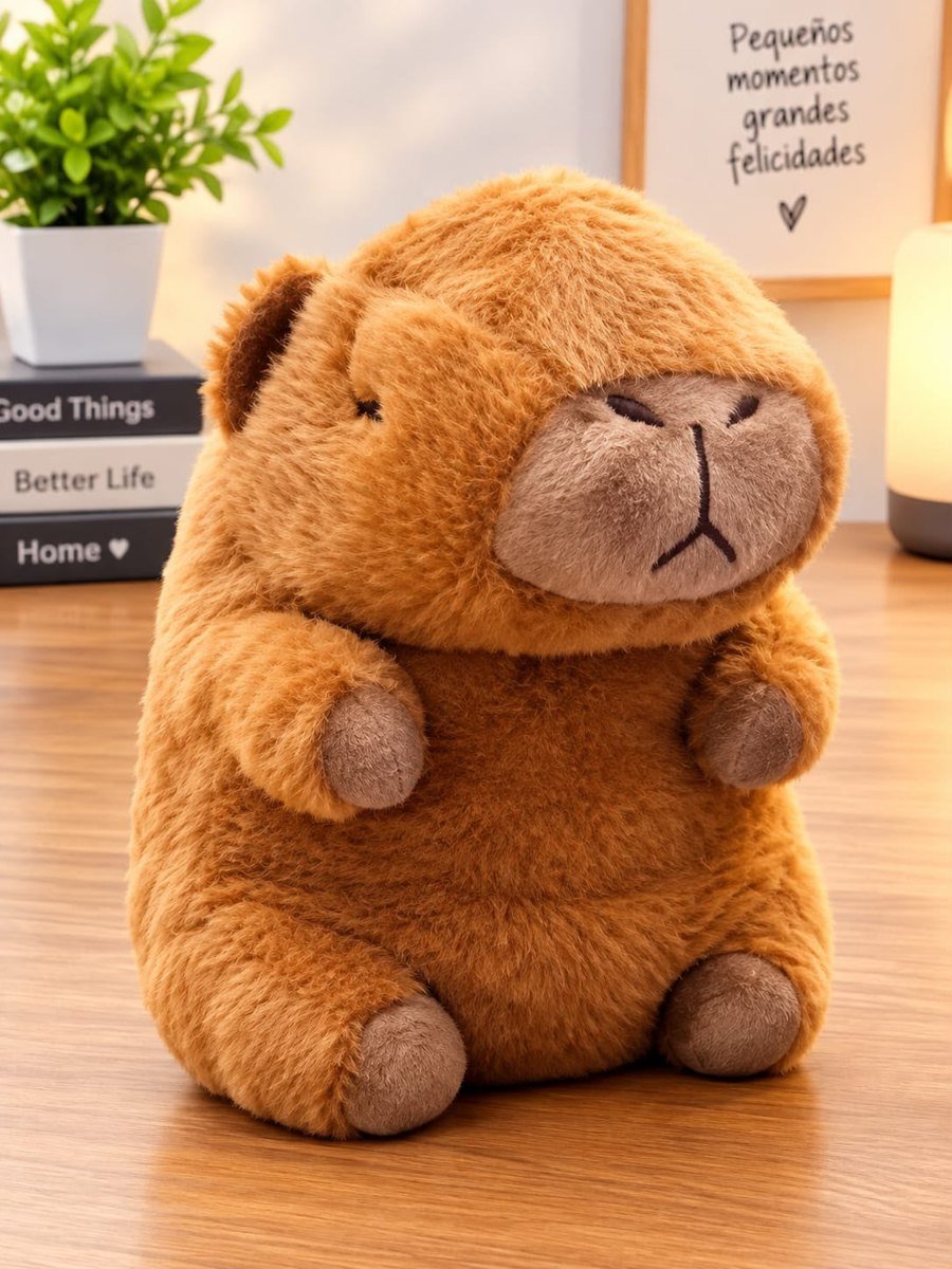 Peluche capibara que respira