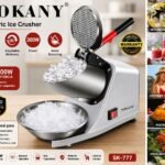 Picadora de hielo eléctrica Sokany doble cuchilla