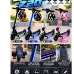 Scooter eléctrico Z20 con luces y pantalla