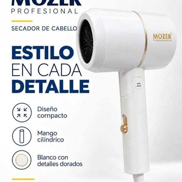 Secador de cabello Mozer viajero MZ-3313