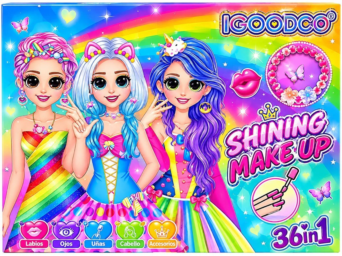 Set de maquillaje infantil Shining Make Up 36 en 1