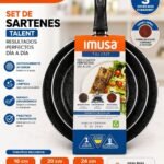 Set de sartenes Imusa Talent x3