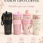 Vaso térmico tipo coffee 710 ml con pitillo