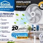Ventilador de pedestal Home Elements Maxiflow 18"