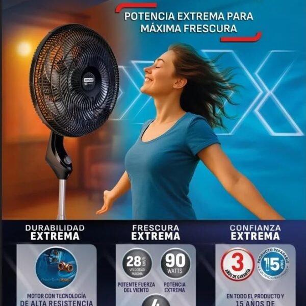 Ventilador Samurai Extremo 2 en 1